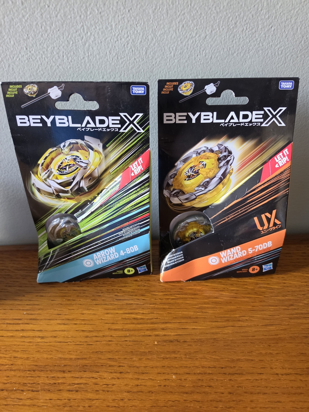 Hasbro Beyblade X Yellow and Black Burst Tops 2-Pack